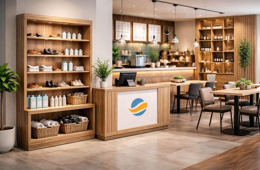 Exhibidores y mobiliario