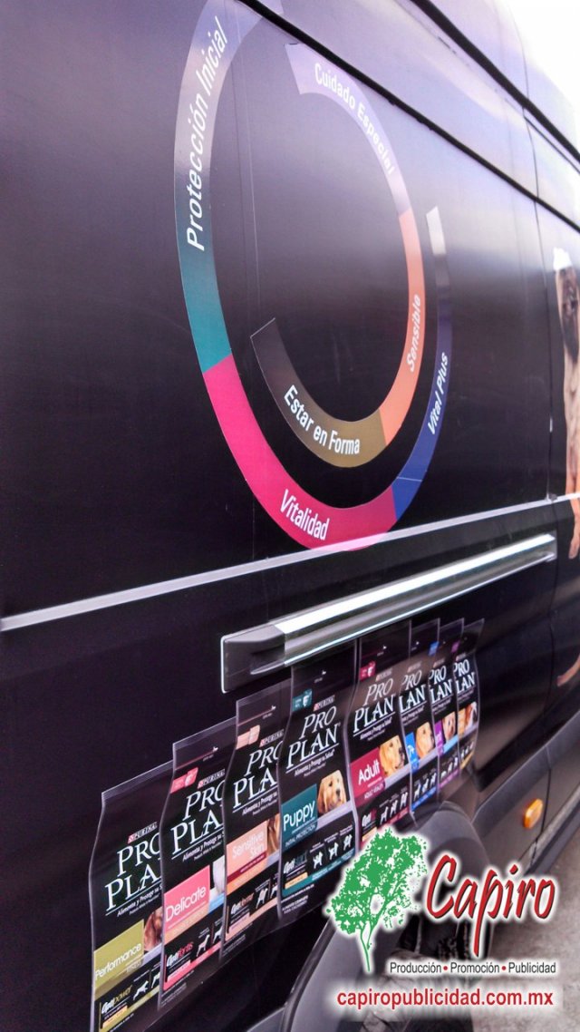 Rotulación de vehículos, implementación de imagen y concepto publicitario