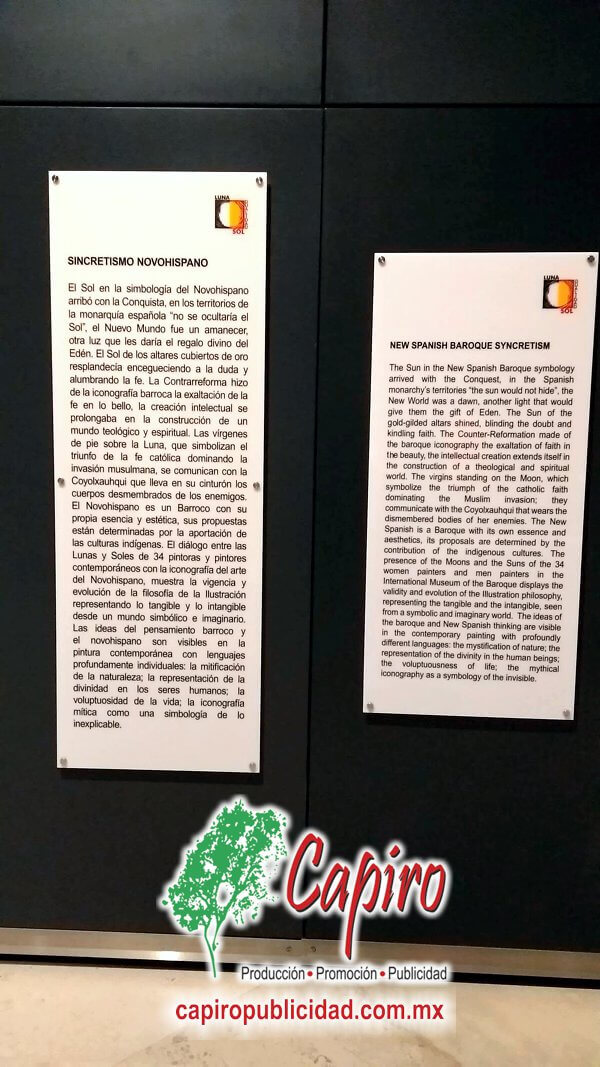 Recorte de vinil para materiales museográficos
