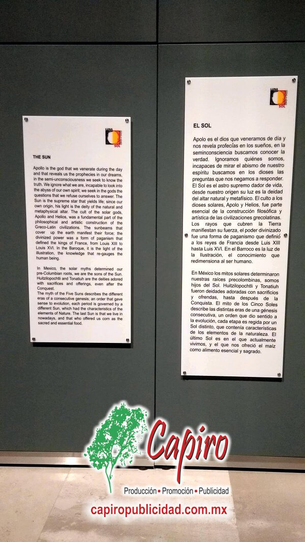 Recorte de vinil para materiales museográficos