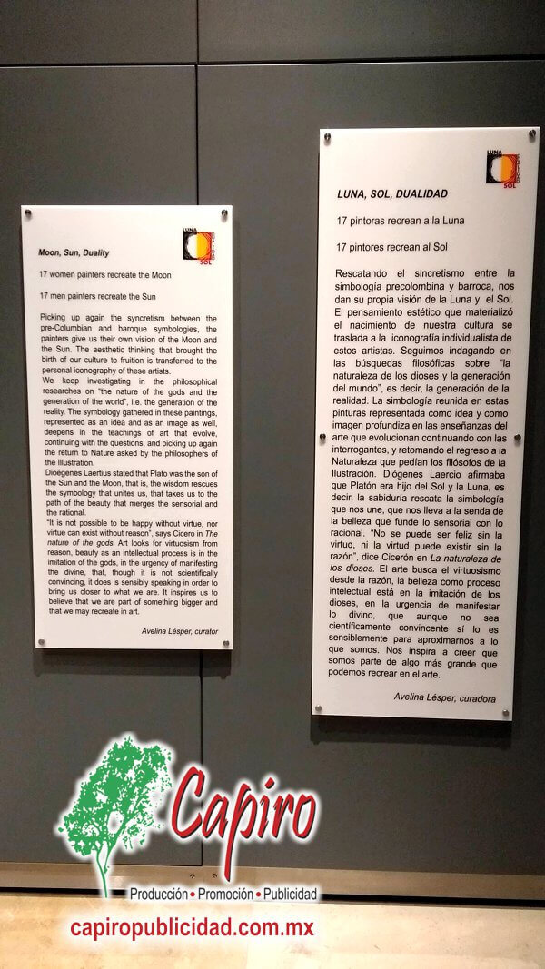 Recorte de vinil para materiales museográficos