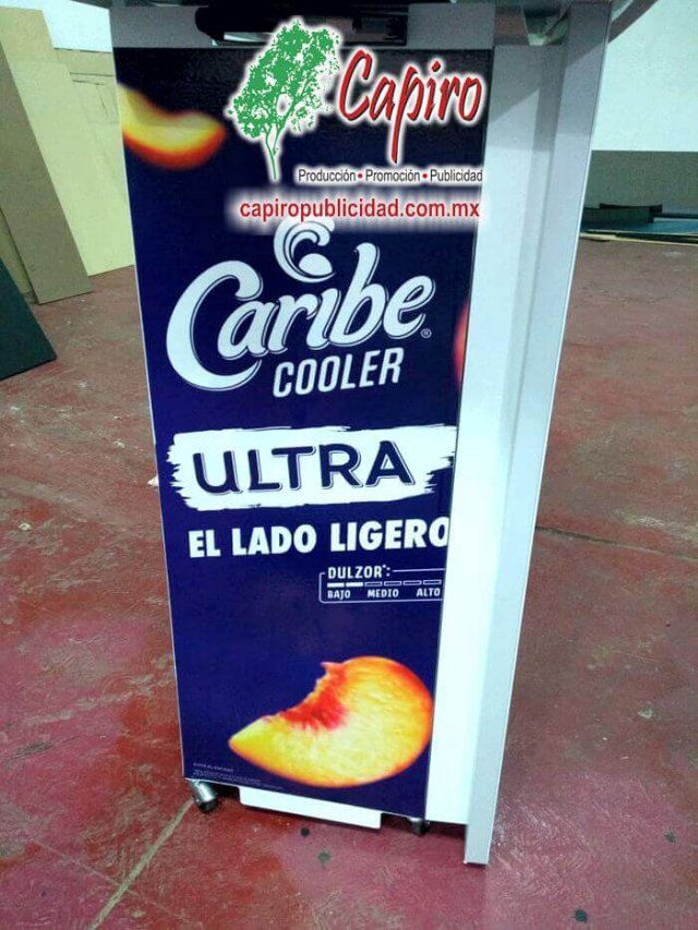 Rotulacion de Counters Caribe Cooler 3