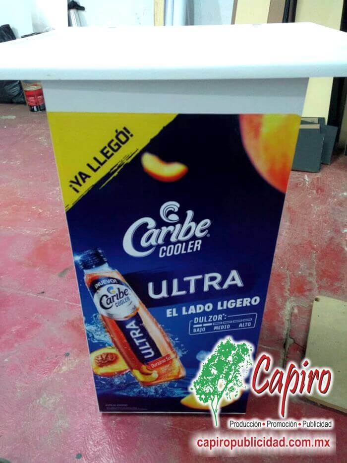 Rotulacion de Counters Caribe Cooler