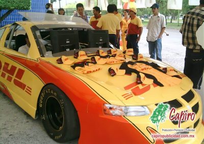 Rotulación de auto deportivo