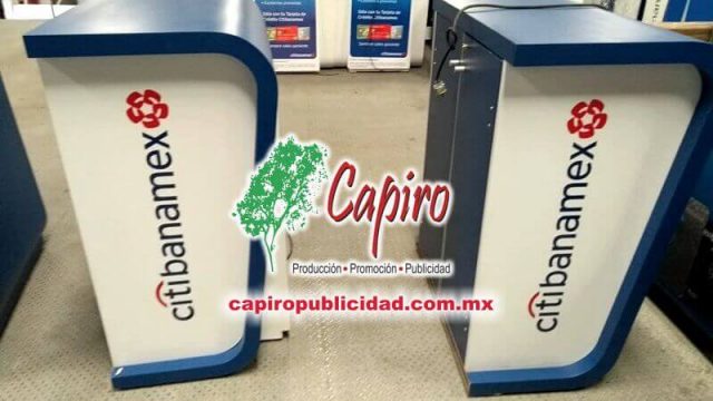 Fabricación de muebles para punto de venta y oficinas