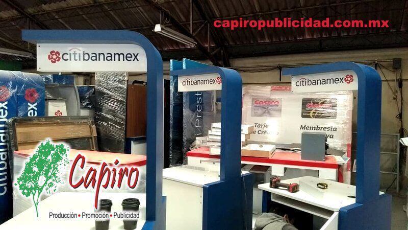 Fabricación de muebles para punto de venta y oficinas