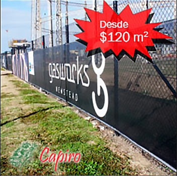 Promoción lona mesh a $ 120 el m2