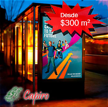 Promoción película Backlite desde 300 pesos el m2