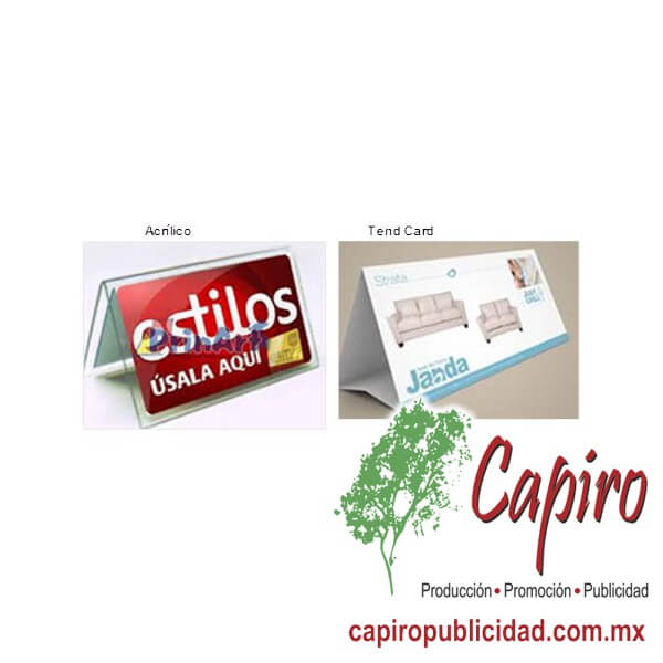 Tend Card Acrílico